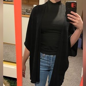 Size S Black Knitted Med Sleeve Cardigan